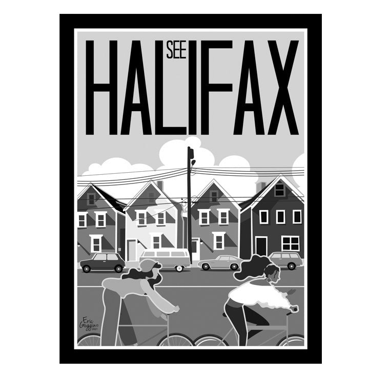 Destination Art - See Halifax Black and White